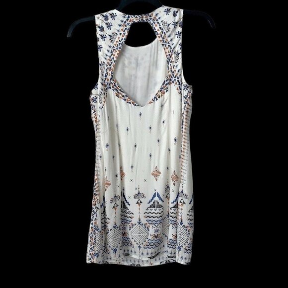 Urban Outfitters Ecote Guinevere Dress NEW Womens Medium White Cut Out Back - Picture 3 of 11